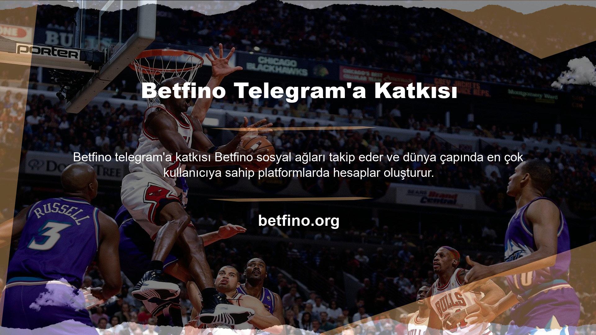 Son yılların en popüler sosyal medya ağı olan Telegram, kendisini oluşturan Betfino hesabı ile paylaşımlarda bulunuyor