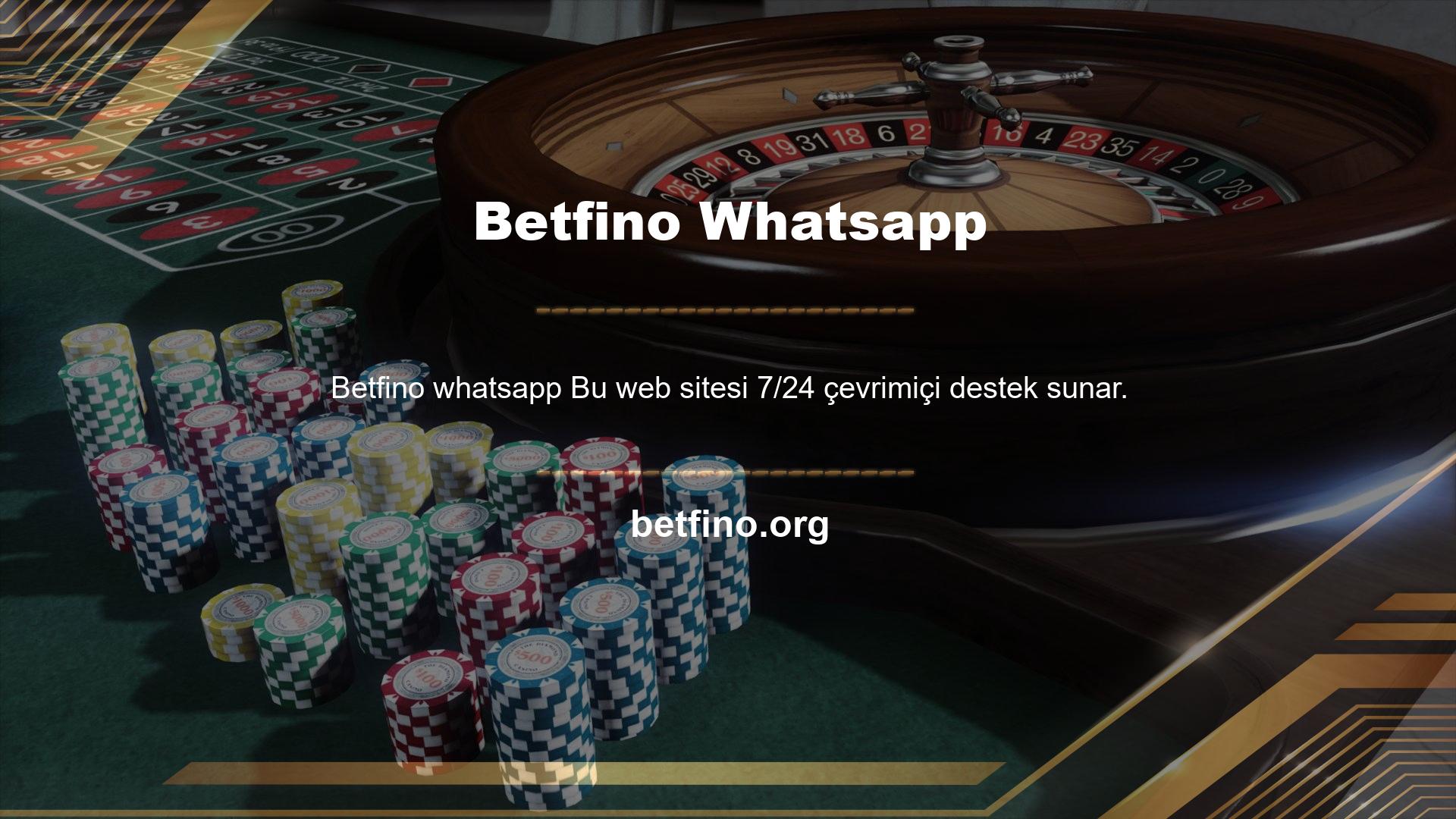 Betfino Whatsapp Öte yandan talipler, doğrudan  üzerinden yetkililerle iletişime geçme imkanına sahip oluyor