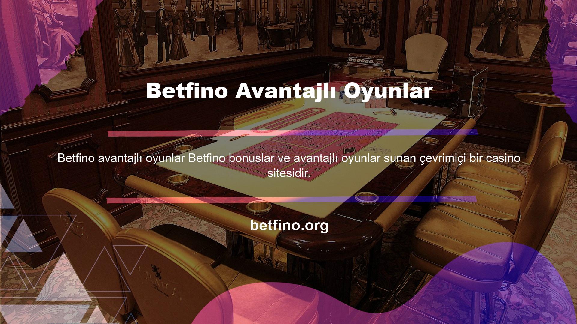 Bu avantajları bir Betfino hesabı oluşturarak web siteniz için kullanabilirsiniz